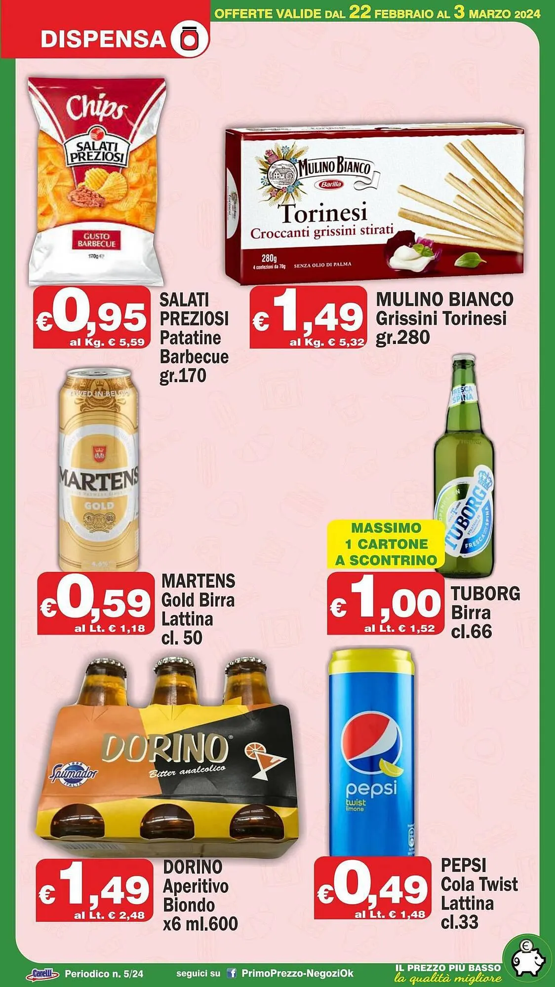 Volantino Primo Prezzo da 22 febbraio a 3 marzo di 2024 - Pagina del volantino 12