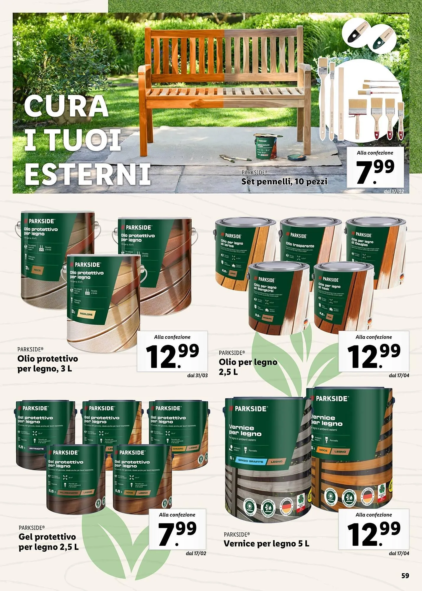 Volantino Lidl da 4 aprile a 31 maggio di 2025 - Pagina del volantino 59