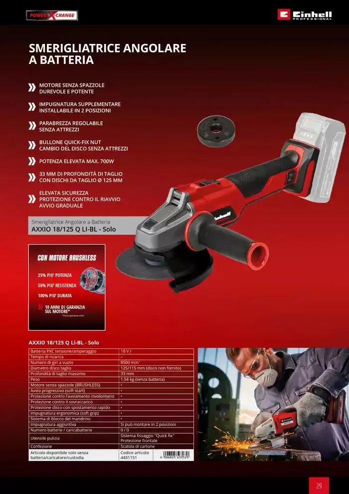 Elettroutensili 2025 da 11 febbraio a 31 dicembre di 2025 - Pagina del volantino 29