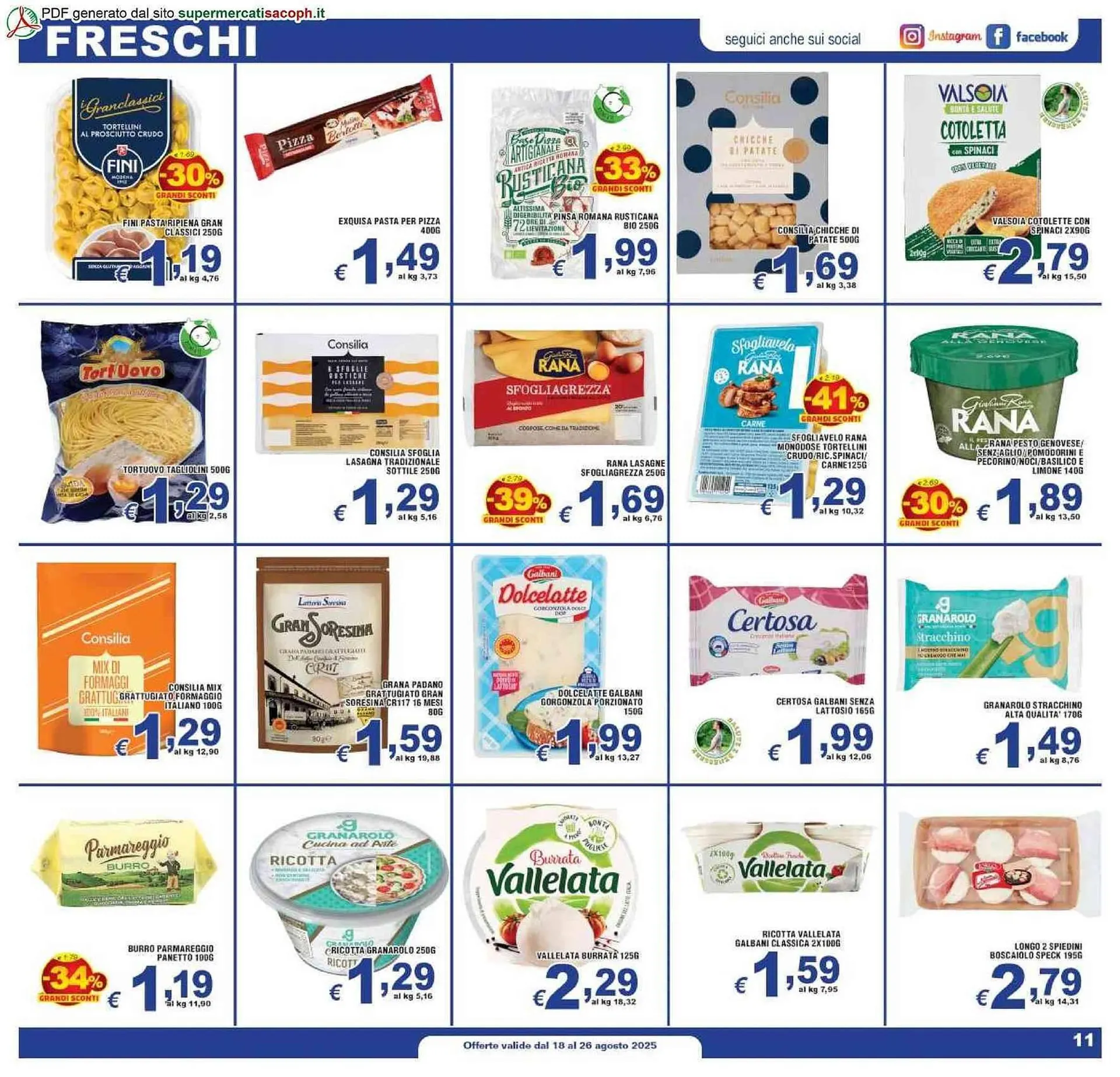 Volantino Sacoph da 18 agosto a 26 agosto di 2025 - Pagina del volantino 11