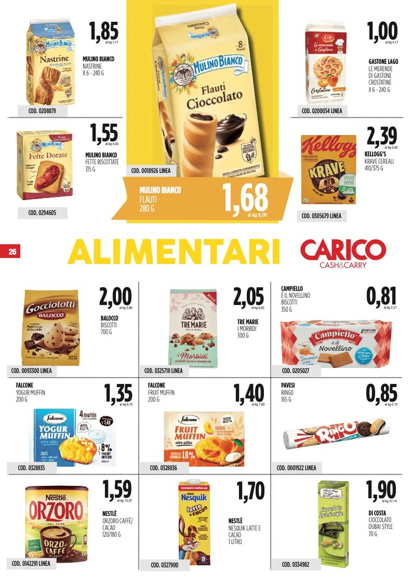 Volantino Carico Cash & Carry da 6 novembre a 19 novembre di 2025 - Pagina del volantino 26