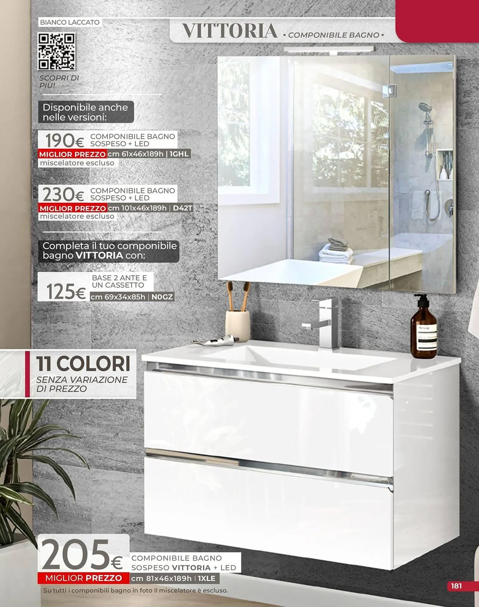 volantino Mondo Convenienza da 1 settembre a 31 dicembre di 2025 - Pagina del volantino 183