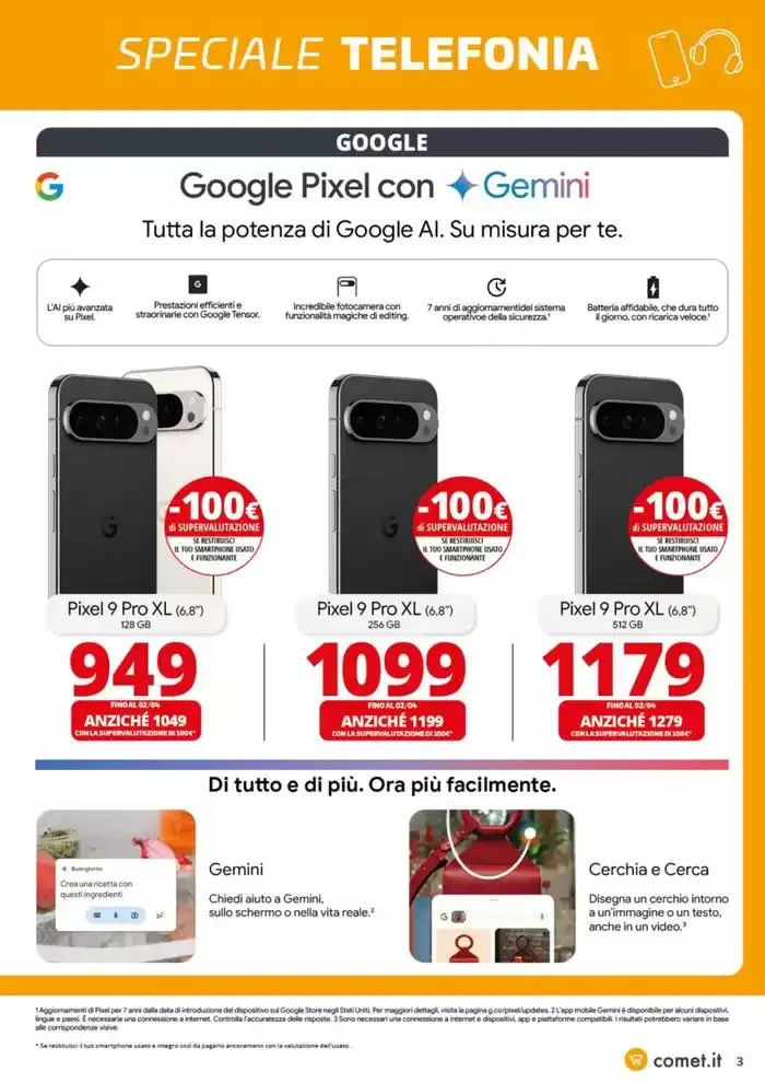 Speciale Telefonia da Comet! da 20 marzo a 2 aprile di 2025 - Pagina del volantino 3
