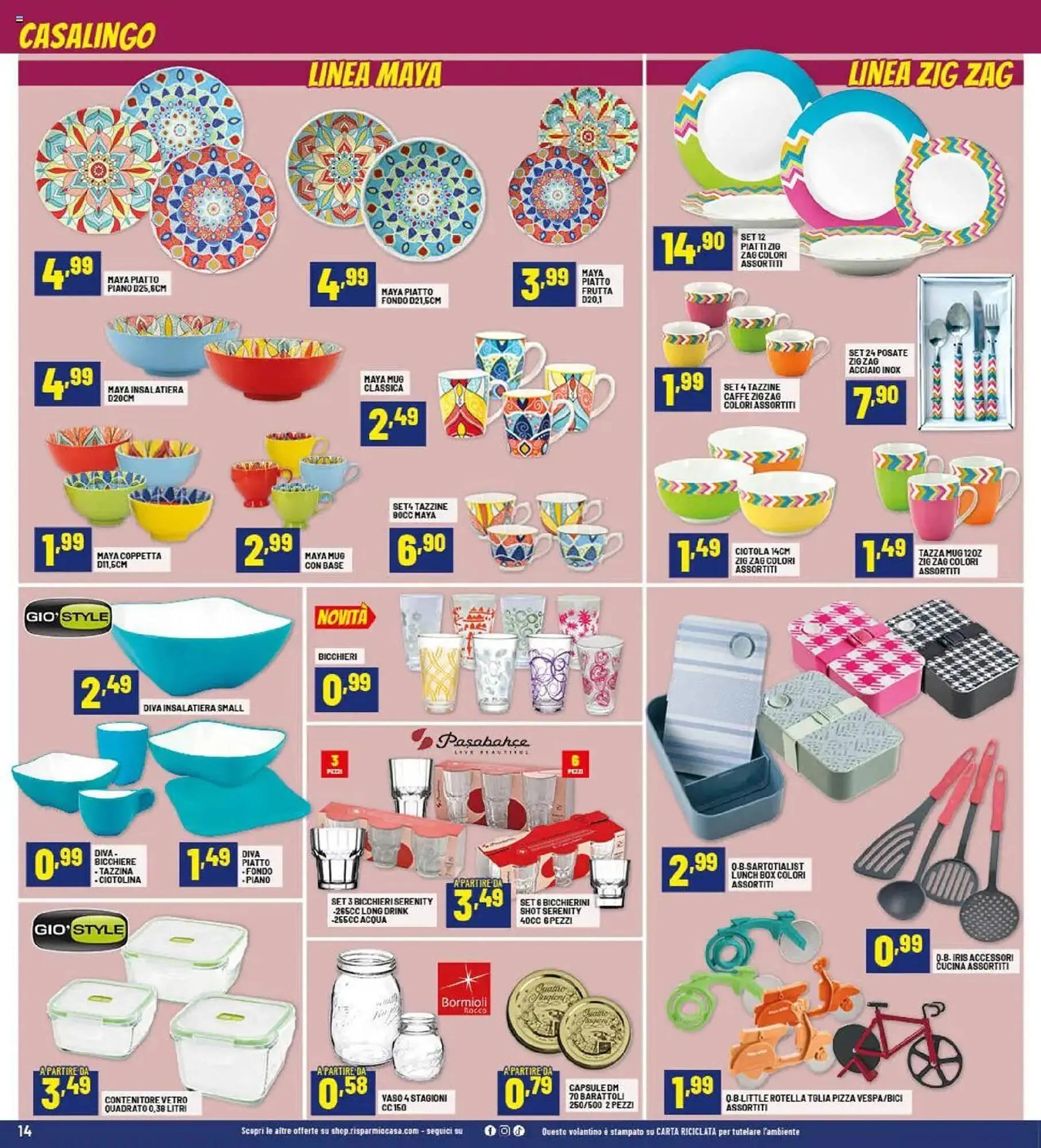 Volantino Risparmio Casa da 24 luglio a 10 agosto di 2025 - Pagina del volantino 14