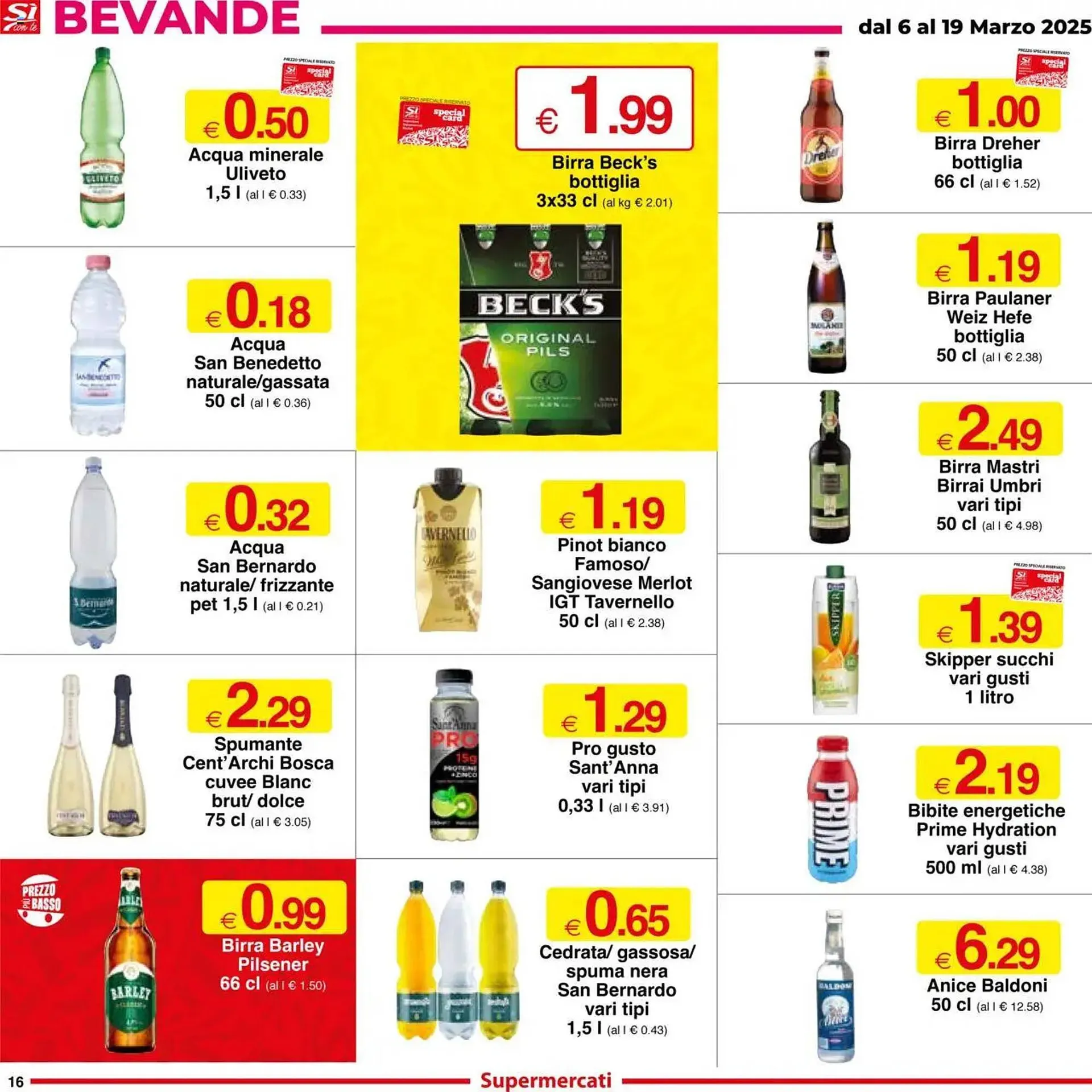 Volantino Sì con te da 6 marzo a 19 marzo di 2025 - Pagina del volantino 16