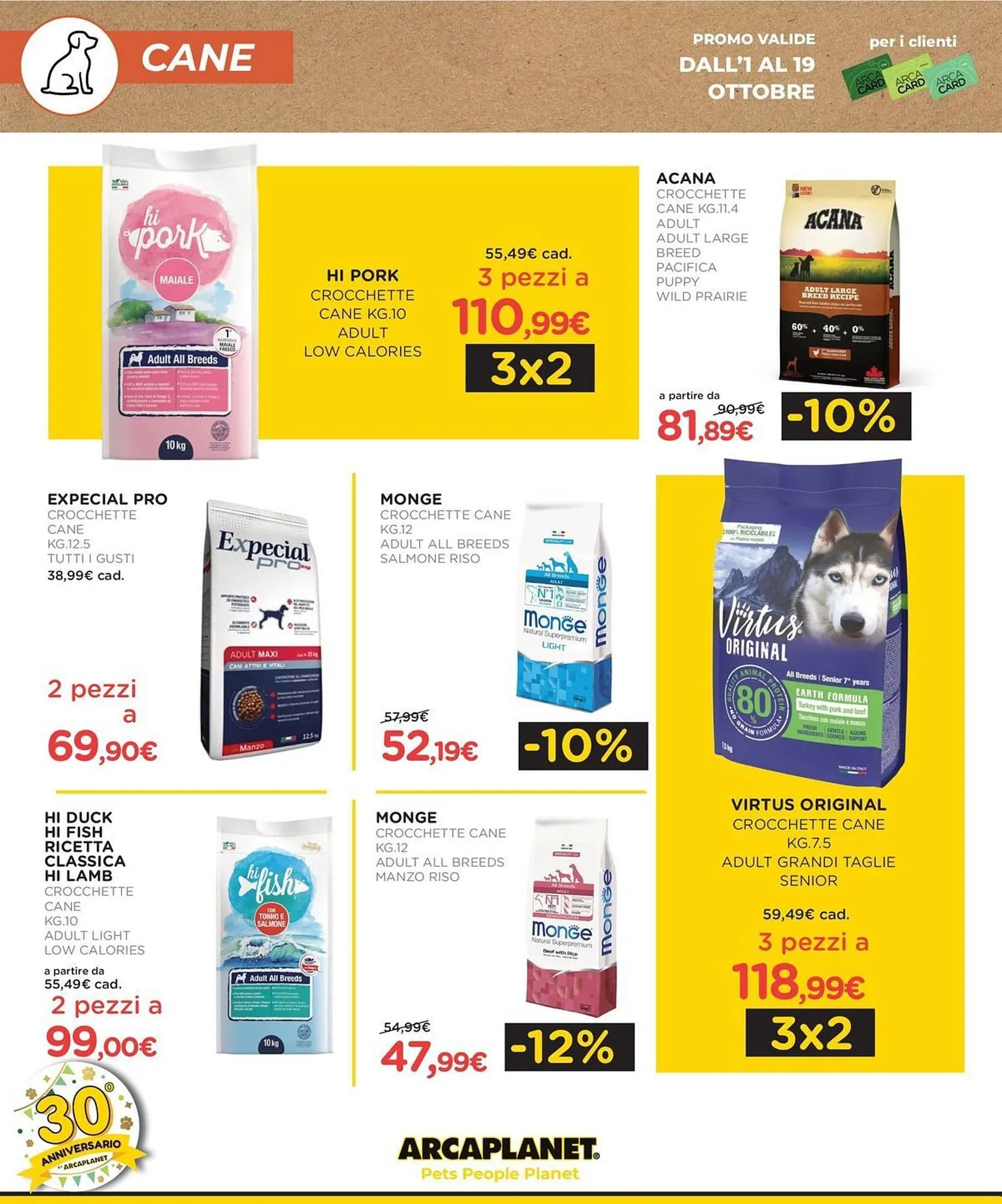 Volantino Arcaplanet da 1 ottobre a 19 ottobre di 2025 - Pagina del volantino 2