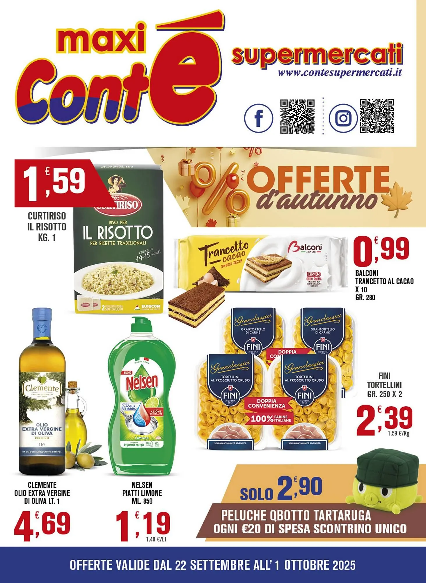 Volantino Conté Supermercati da 22 settembre a 1 ottobre di 2025 - Pagina del volantino 1