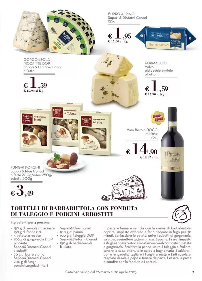 Pasqua dal Gusto Sorprendente da 26 marzo a 20 aprile di 2025 - Pagina del volantino 9