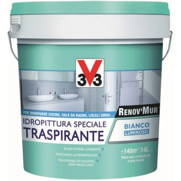 LT.14 IDROPITTURA TRASPIRANTE V33 RENOV'MUR