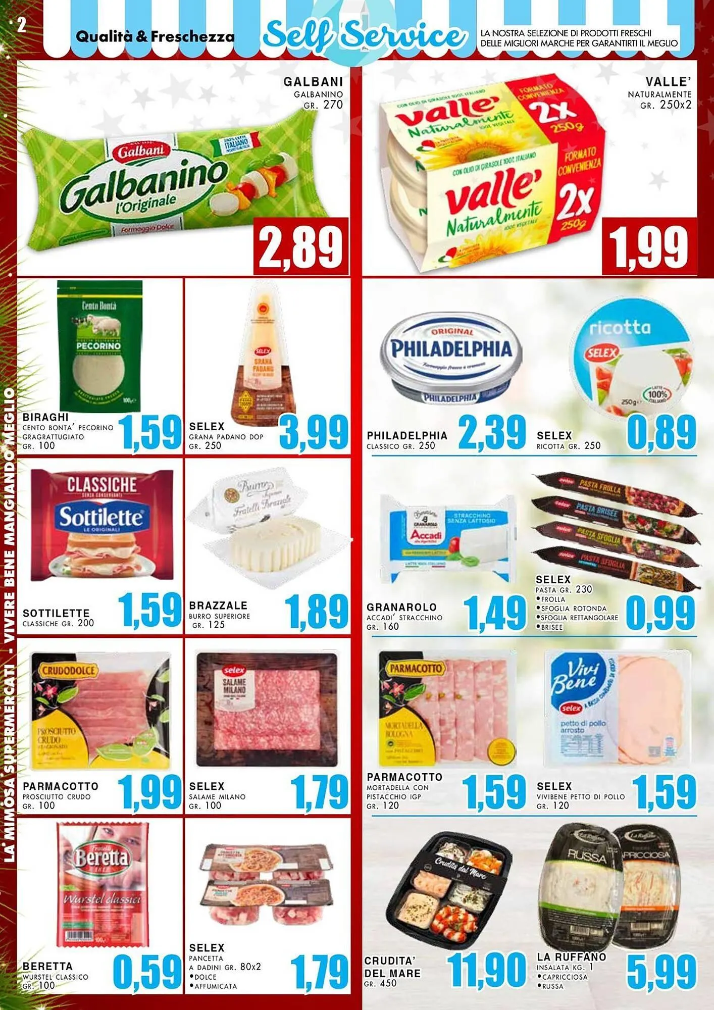 Volantino La Mimosa Supermercati da 15 dicembre a 24 dicembre di 2025 - Pagina del volantino 2