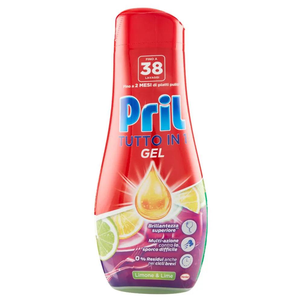 PRIL All in 1 Gel Limone 684ml 38lav.