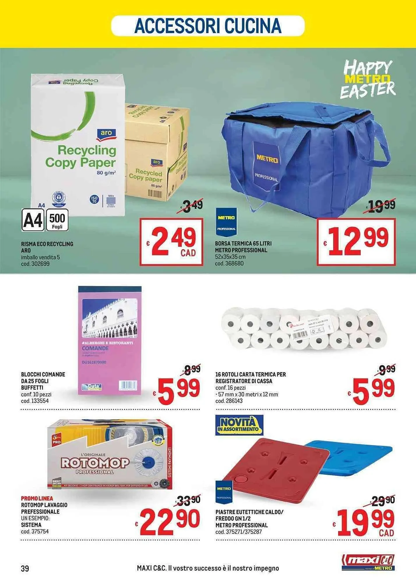 Volantino Metro da 19 marzo a 1 aprile di 2026 - Pagina del volantino 39