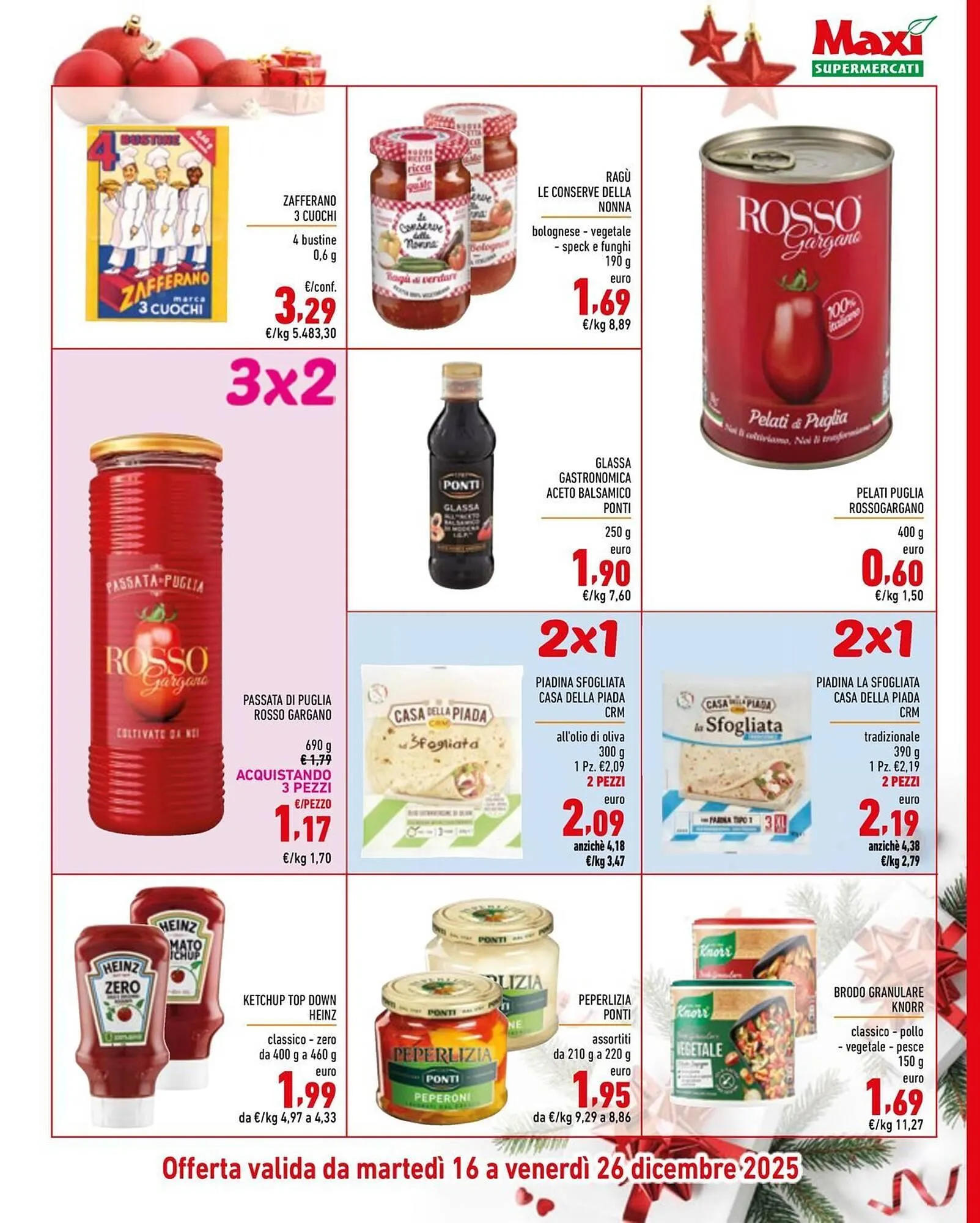 Volantino Maxi Supermercati da 16 dicembre a 26 dicembre di 2025 - Pagina del volantino 11