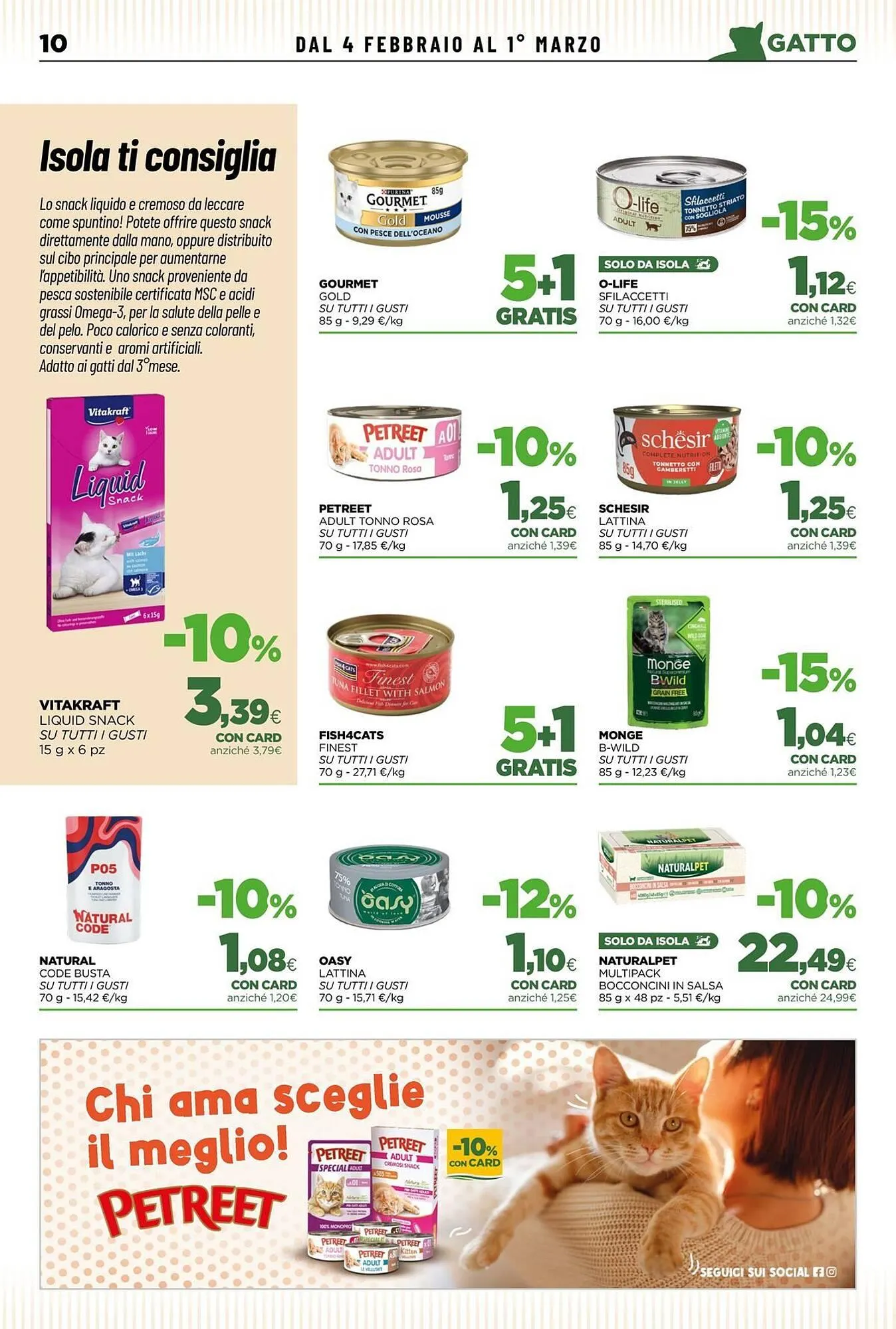 Volantino L´Isola dei Tesori da 4 febbraio a 1 marzo di 2026 - Pagina del volantino 10