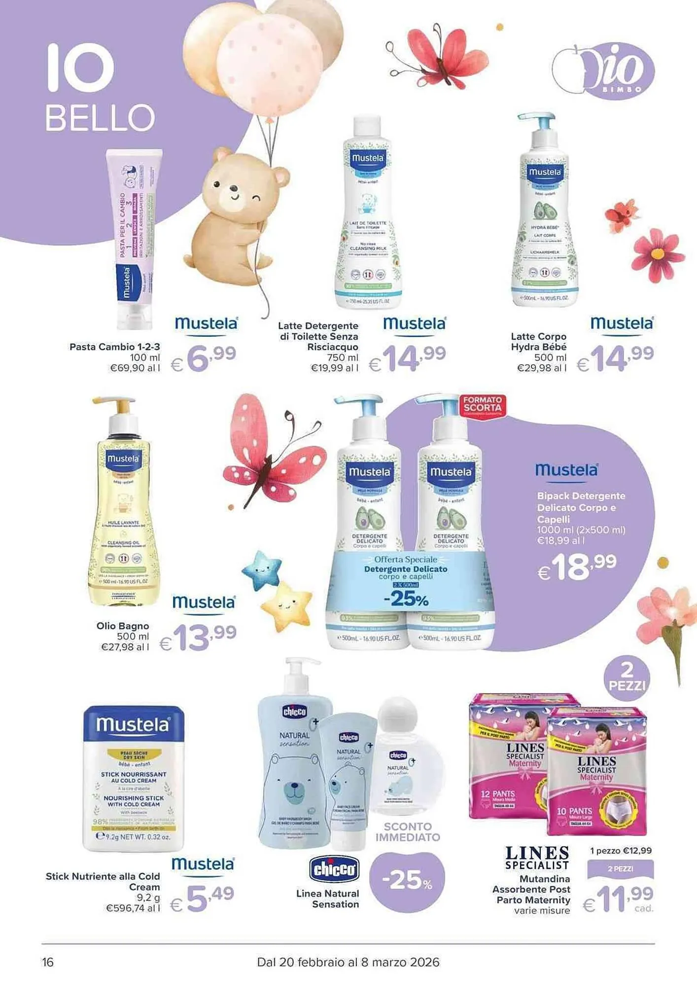 Volantino Io Bimbo da 20 febbraio a 8 marzo di 2026 - Pagina del volantino 16