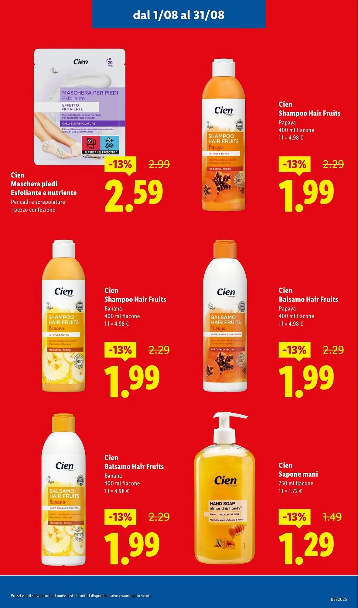 Volantino Lidl da 1 agosto a 31 agosto di 2025 - Pagina del volantino 15