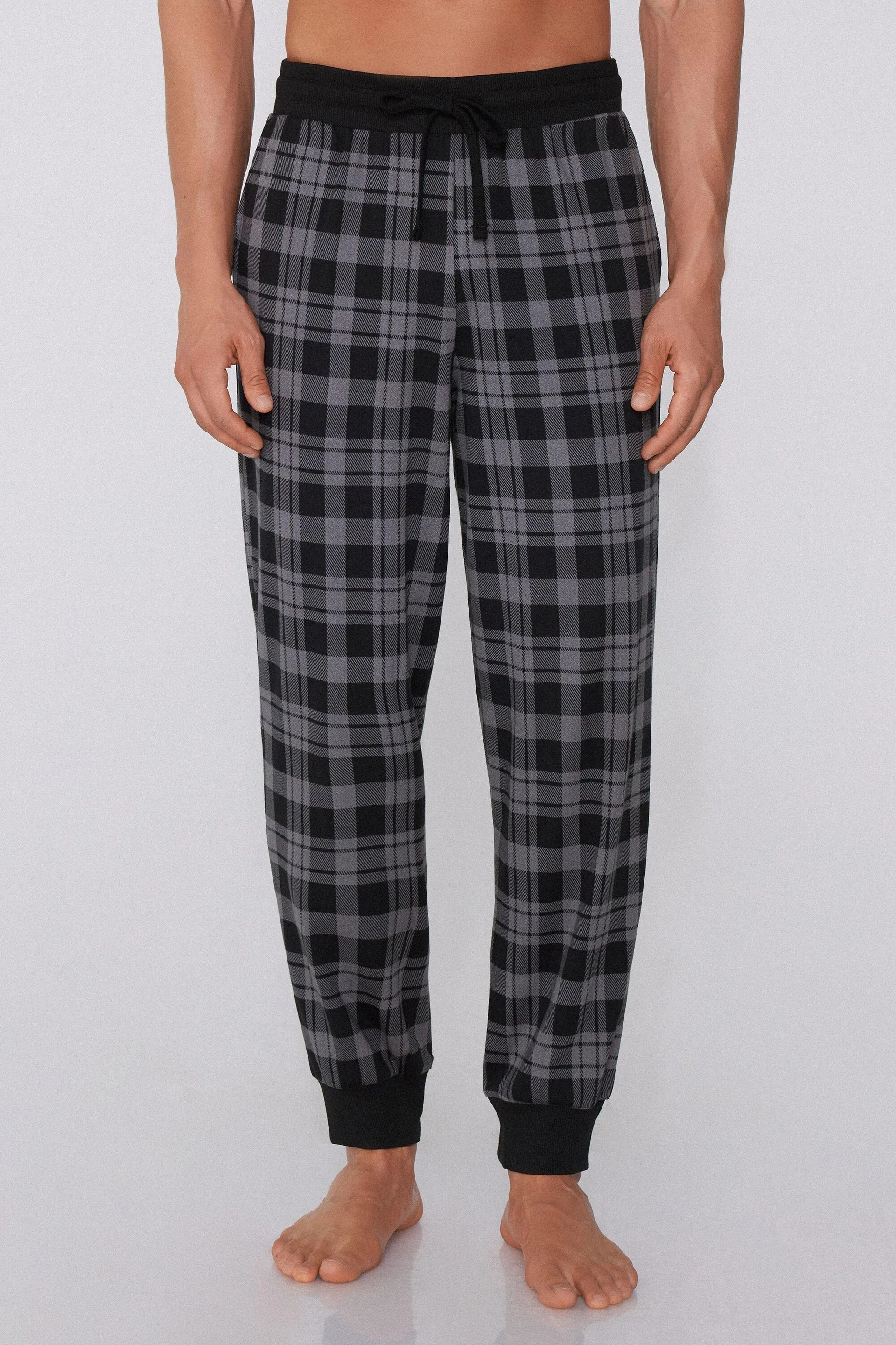 Jogger in Cotone Pesante Tasche Stampato