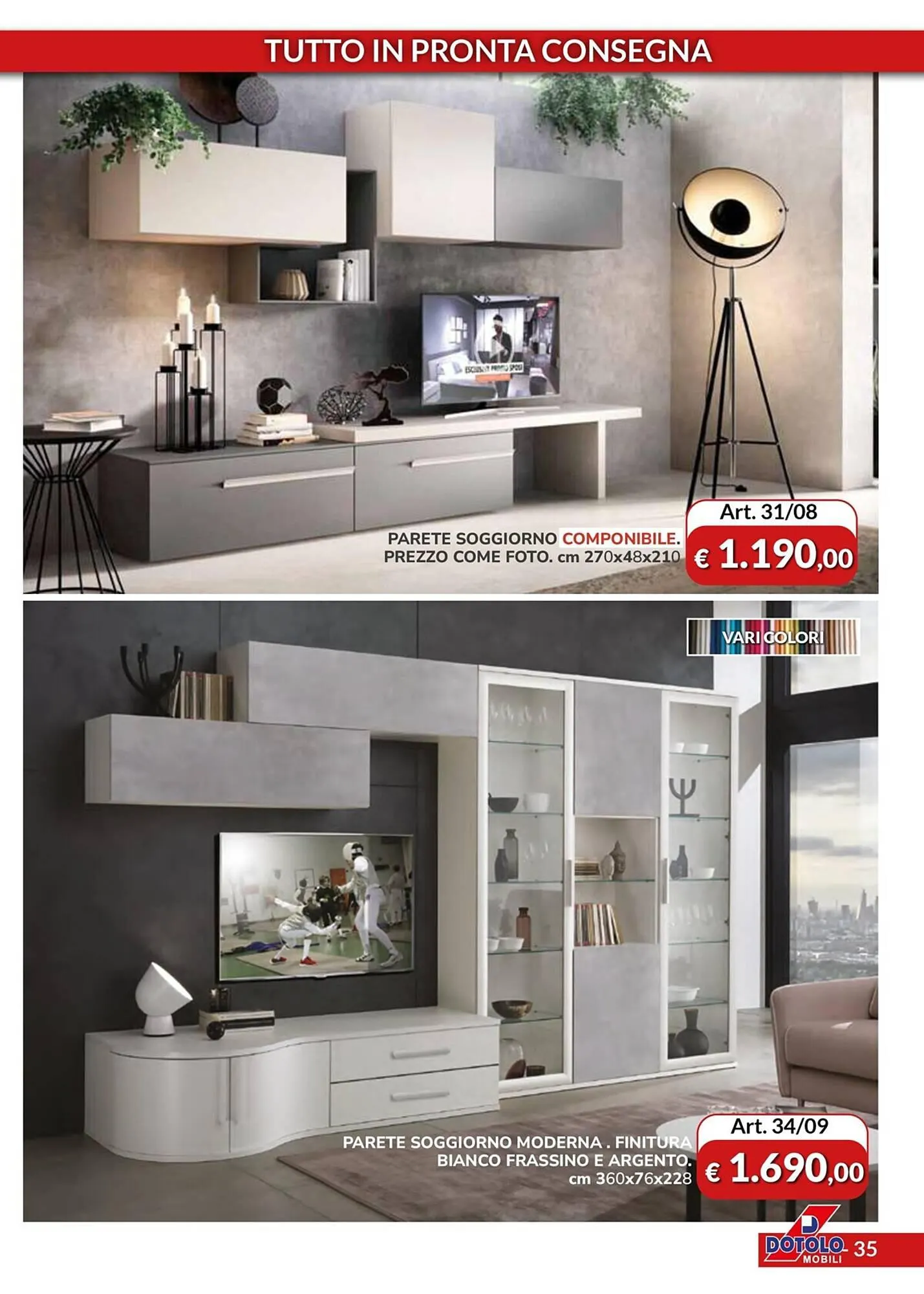 Volantino Dotolo Mobili da 12 luglio a 31 dicembre di 2024 - Pagina del volantino 35