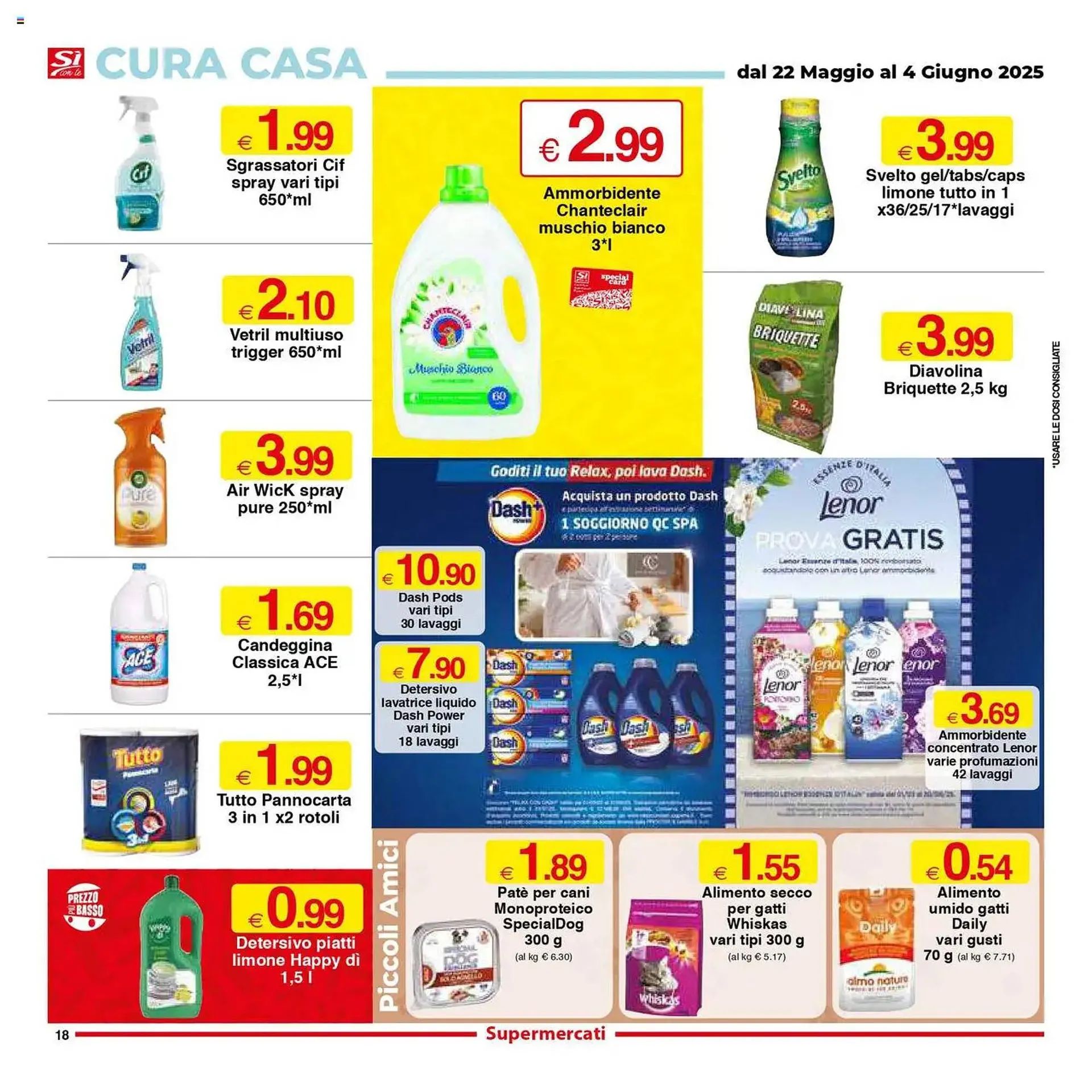 Volantino Sì con te da 22 maggio a 4 giugno di 2025 - Pagina del volantino 18