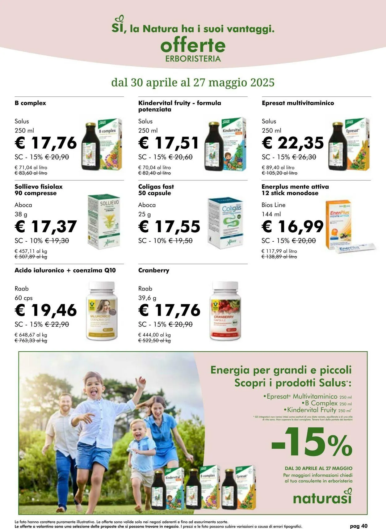 Natura Sì Volantino attuale da 24 giugno a 8 luglio di 2025 - Pagina del volantino 40
