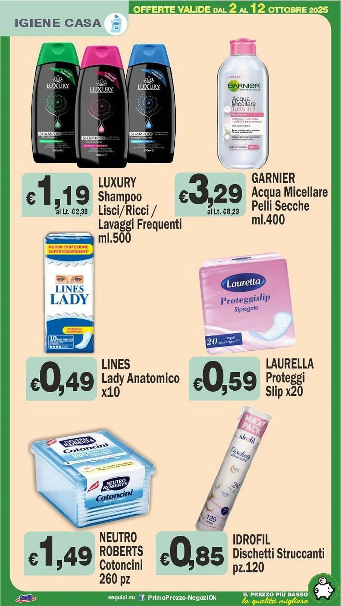 Volantino Primo Prezzo da 2 ottobre a 12 ottobre di 2025 - Pagina del volantino 22