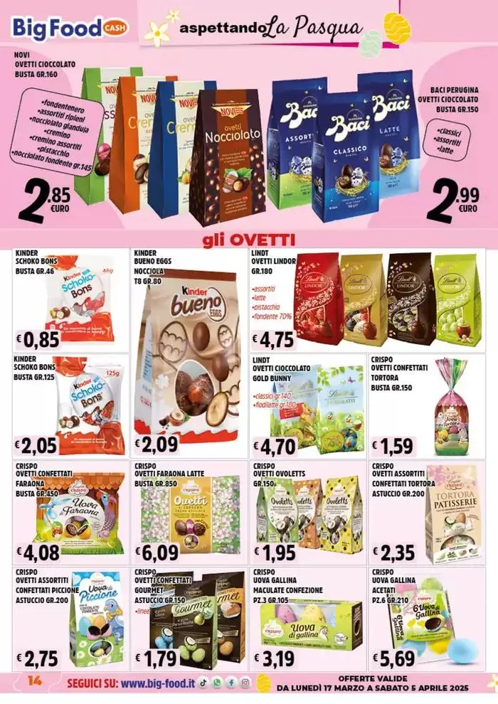 Aspenttando la pasqua da 17 marzo a 5 aprile di 2025 - Pagina del volantino 14