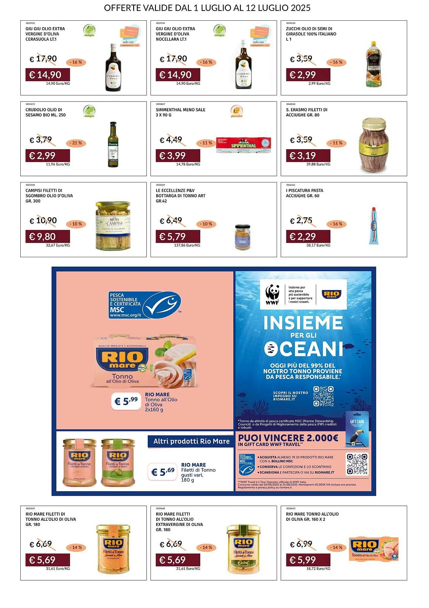 Volantino Prezzemolo e Vitale da 1 luglio a 12 luglio di 2025 - Pagina del volantino 22