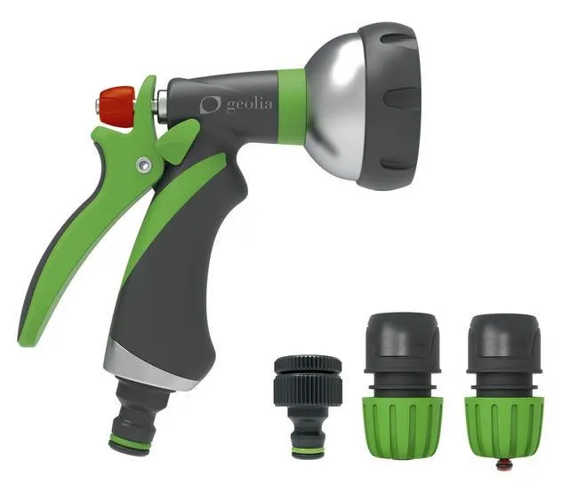 Pistola ad acqua GEOLIA KIT PIST MET-G MULTIG+RAC.UNIV multigetto