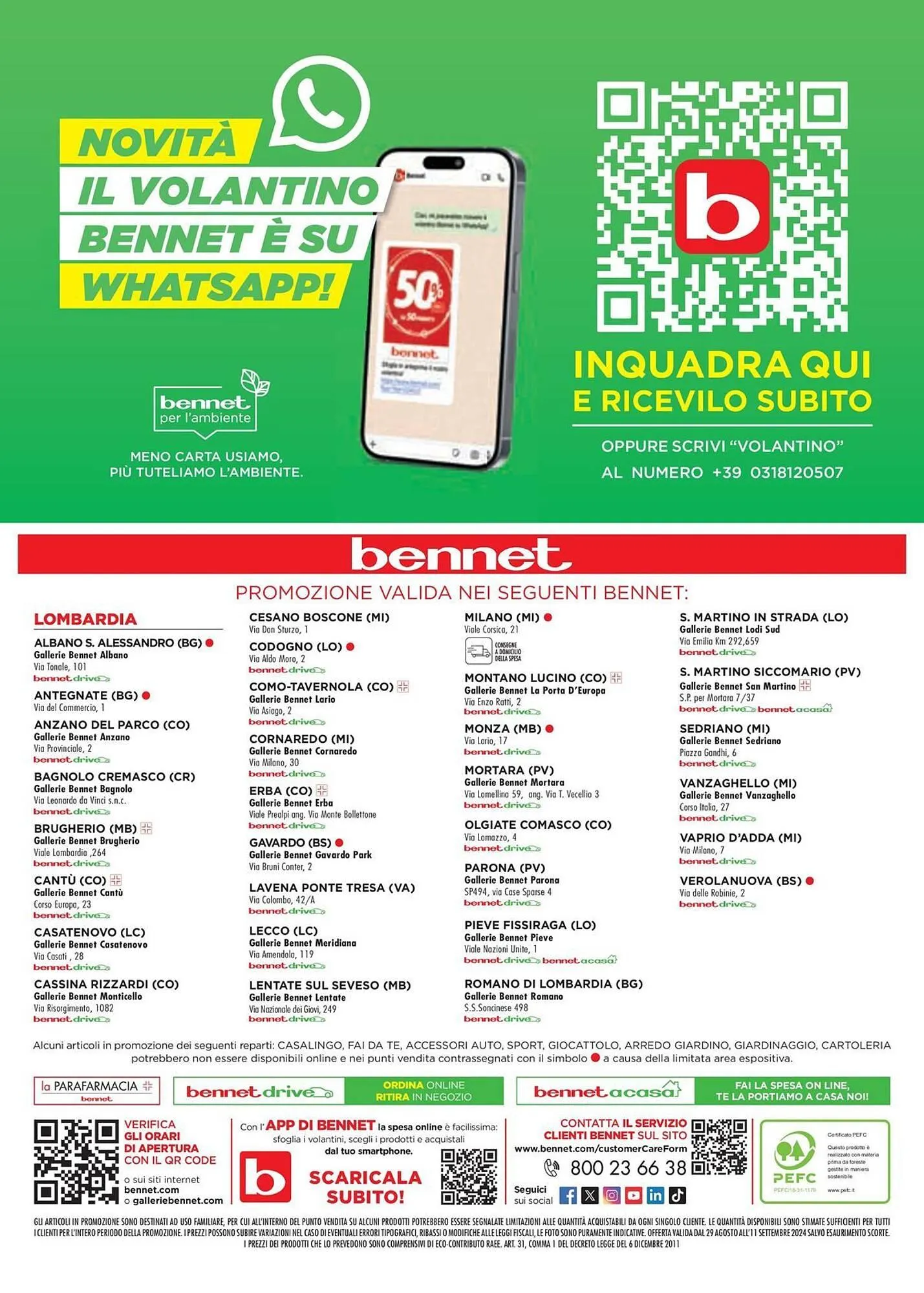 Volantino Bennet da 29 agosto a 11 settembre di 2024 - Pagina del volantino 27