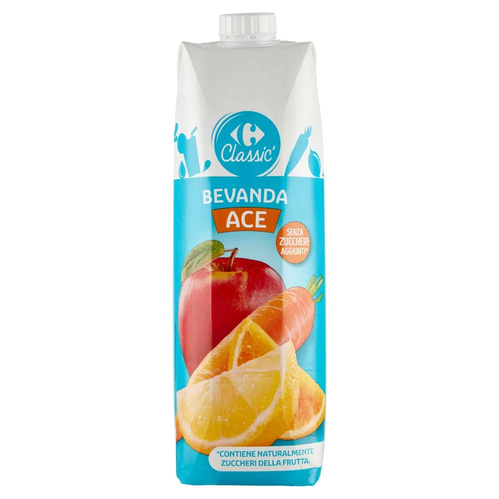 Carrefour Classic Bevanda ACE Senza Zuccheri Aggiunti* 1 L