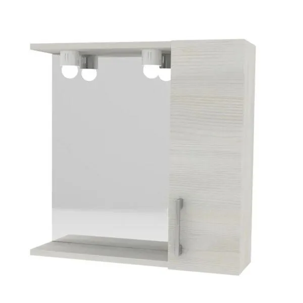 Specchiera 1 anta rovere bianco