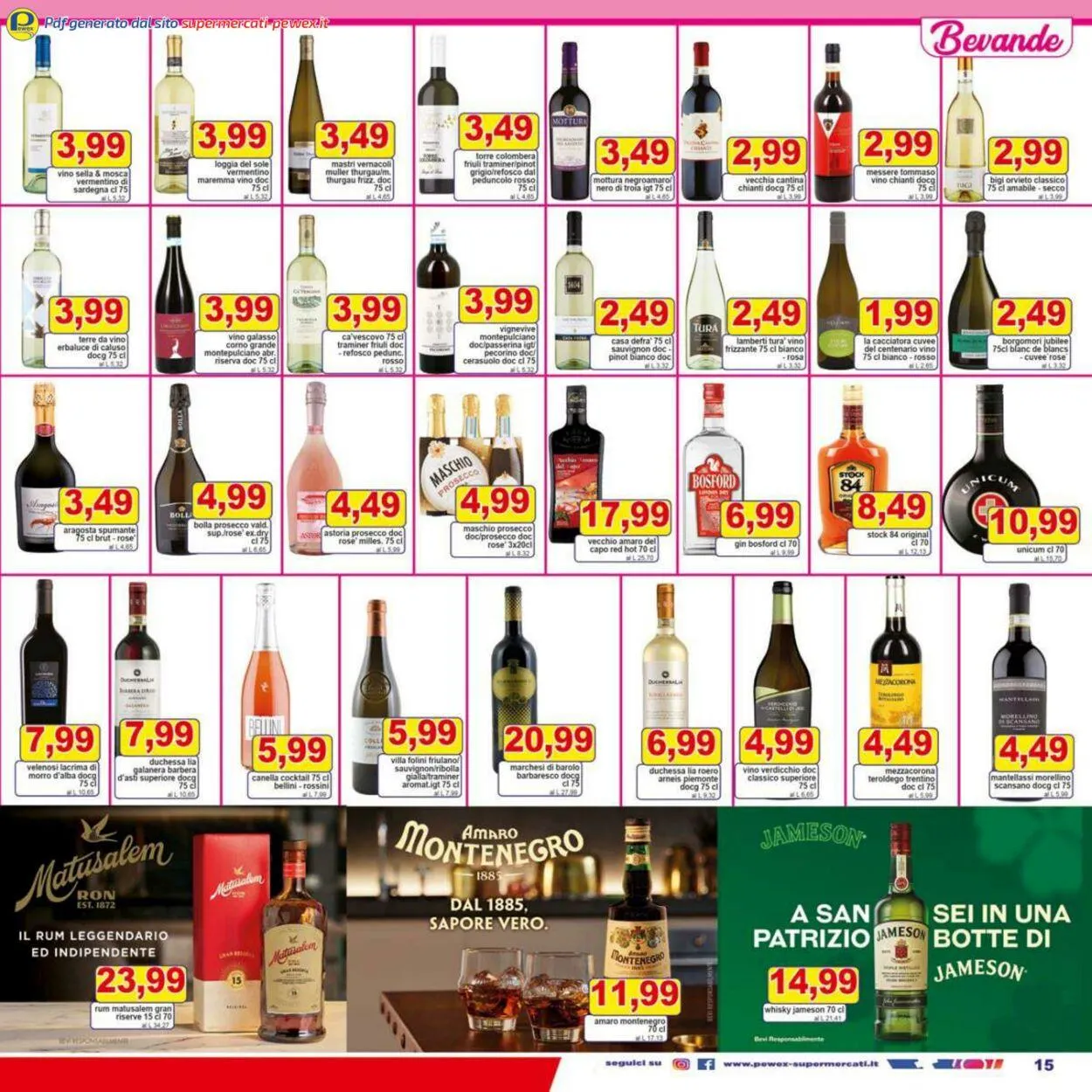 Pewex Volantino attuale da 1 aprile a 15 aprile di 2025 - Pagina del volantino 15