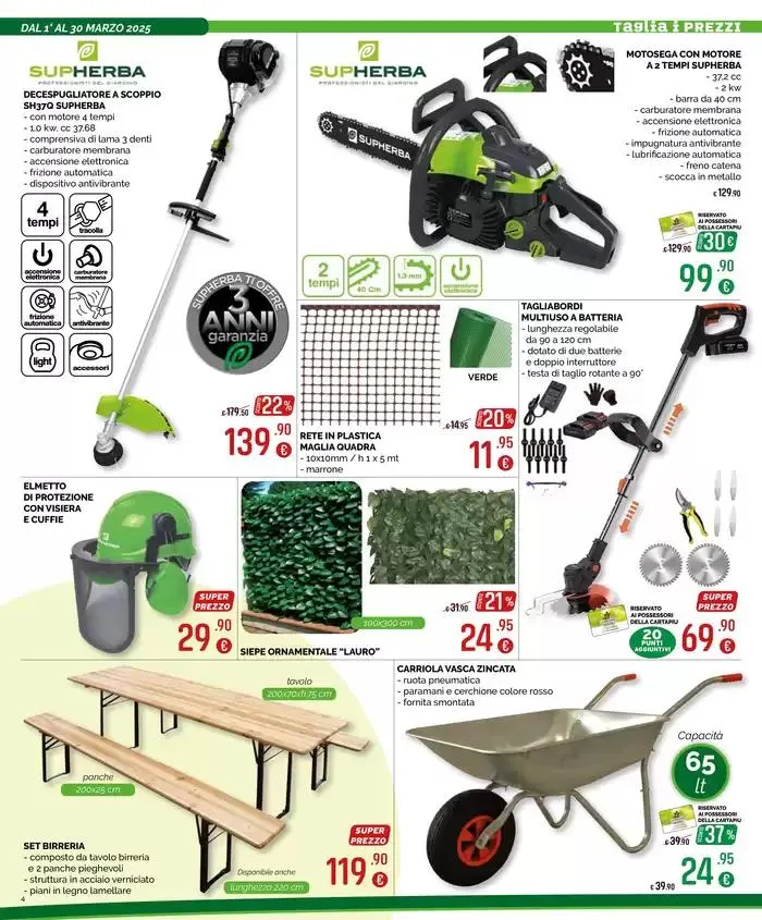 Taglia i prezzi da 3 marzo a 31 marzo di 2025 - Pagina del volantino 4