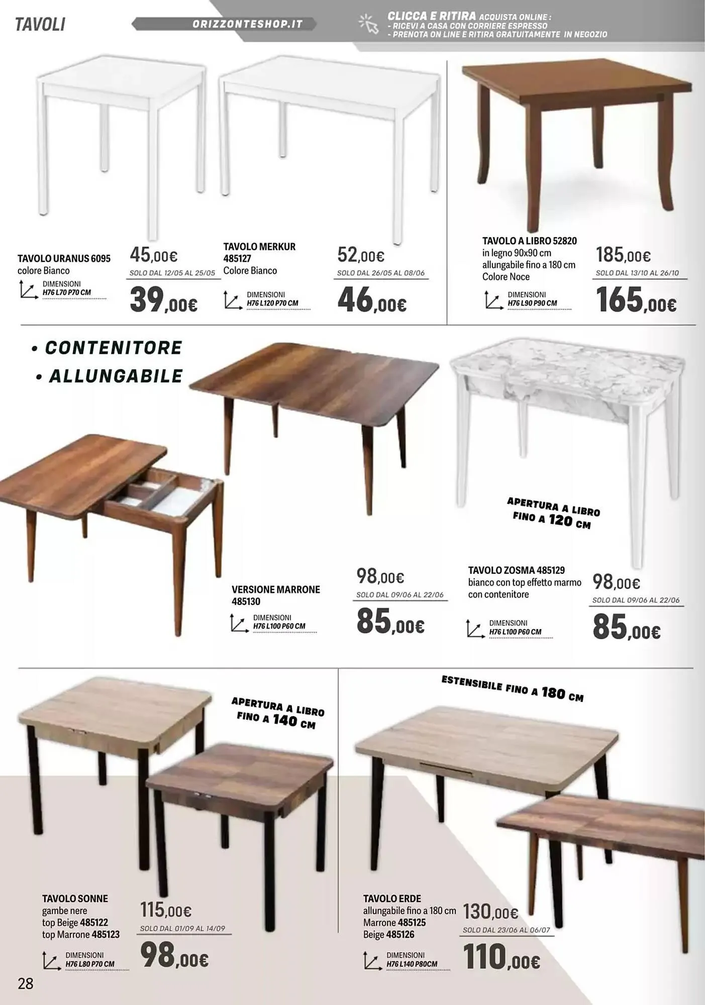 Volantino Orizzonte da 9 maggio a 7 dicembre di 2025 - Pagina del volantino 28