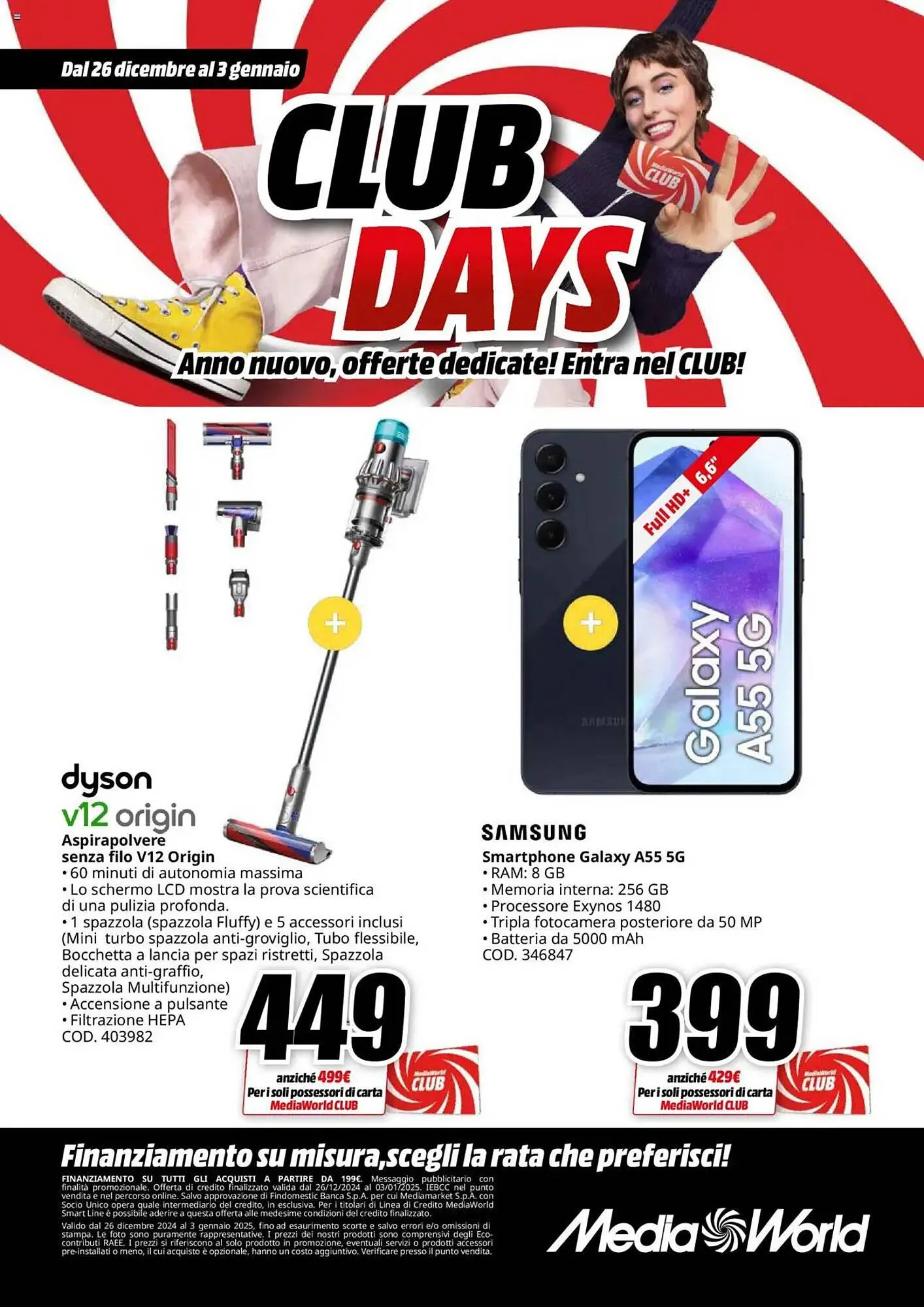 Volantino MediaWorld da 26 dicembre a 3 gennaio di 2025 - Pagina del volantino 1