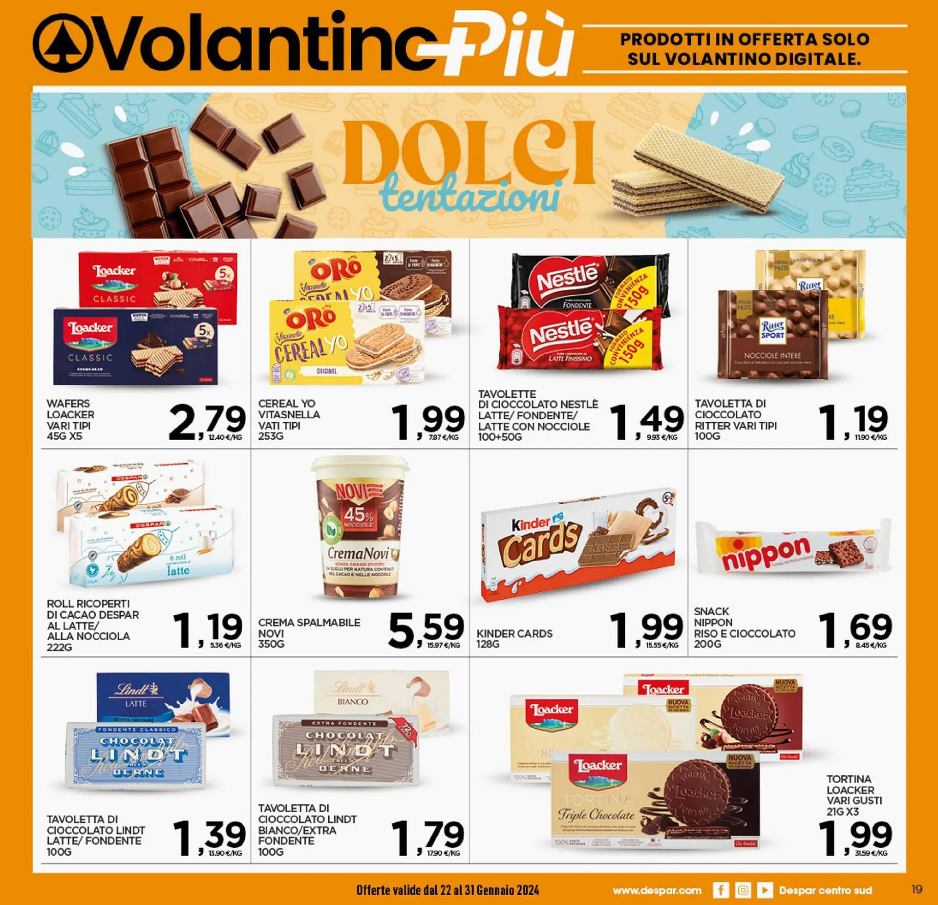 Volantino Iperspar da 22 gennaio a 31 gennaio di 2024 - Pagina del volantino 19