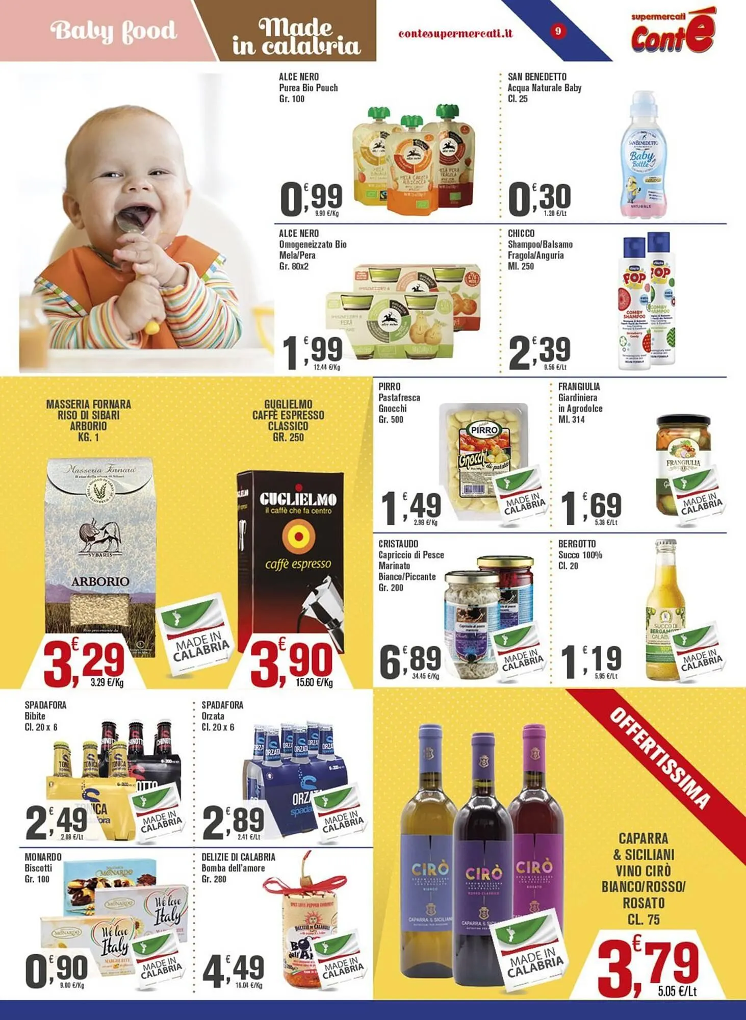 Volantino Conté Supermercati da 7 maggio a 17 maggio di 2026 - Pagina del volantino 9