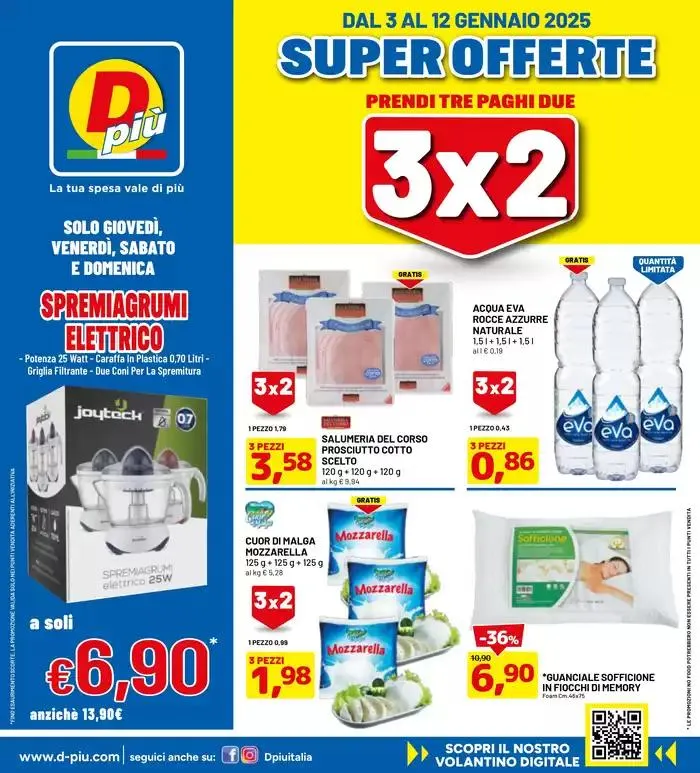 Super offerte da 3 gennaio a 12 gennaio di 2025 - Pagina del volantino 1