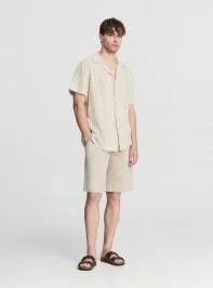 Pantaloncini tinta unita Sabbia