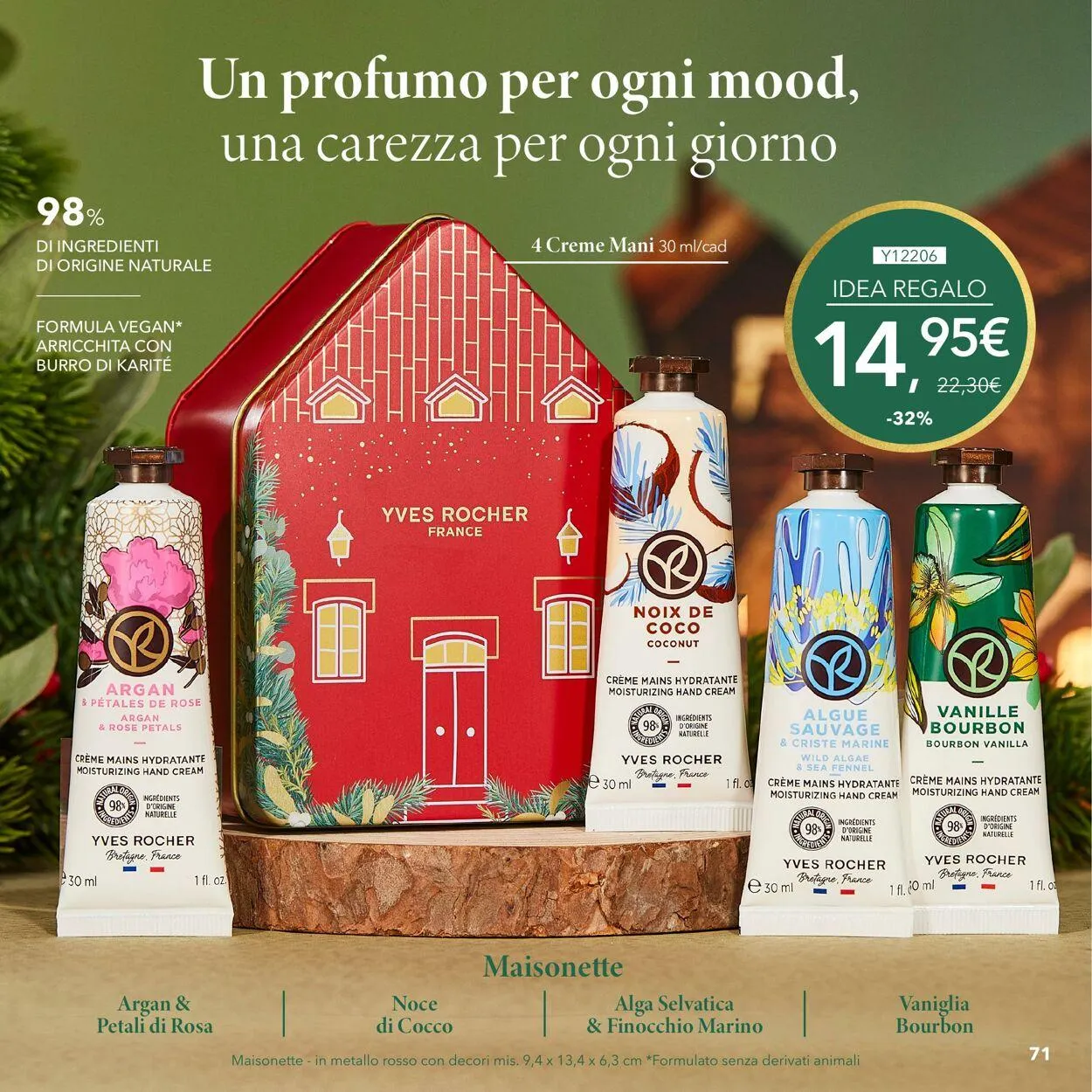 Yves Rocher Volantino attuale da 17 ottobre a 23 dicembre di 2025 - Pagina del volantino 71