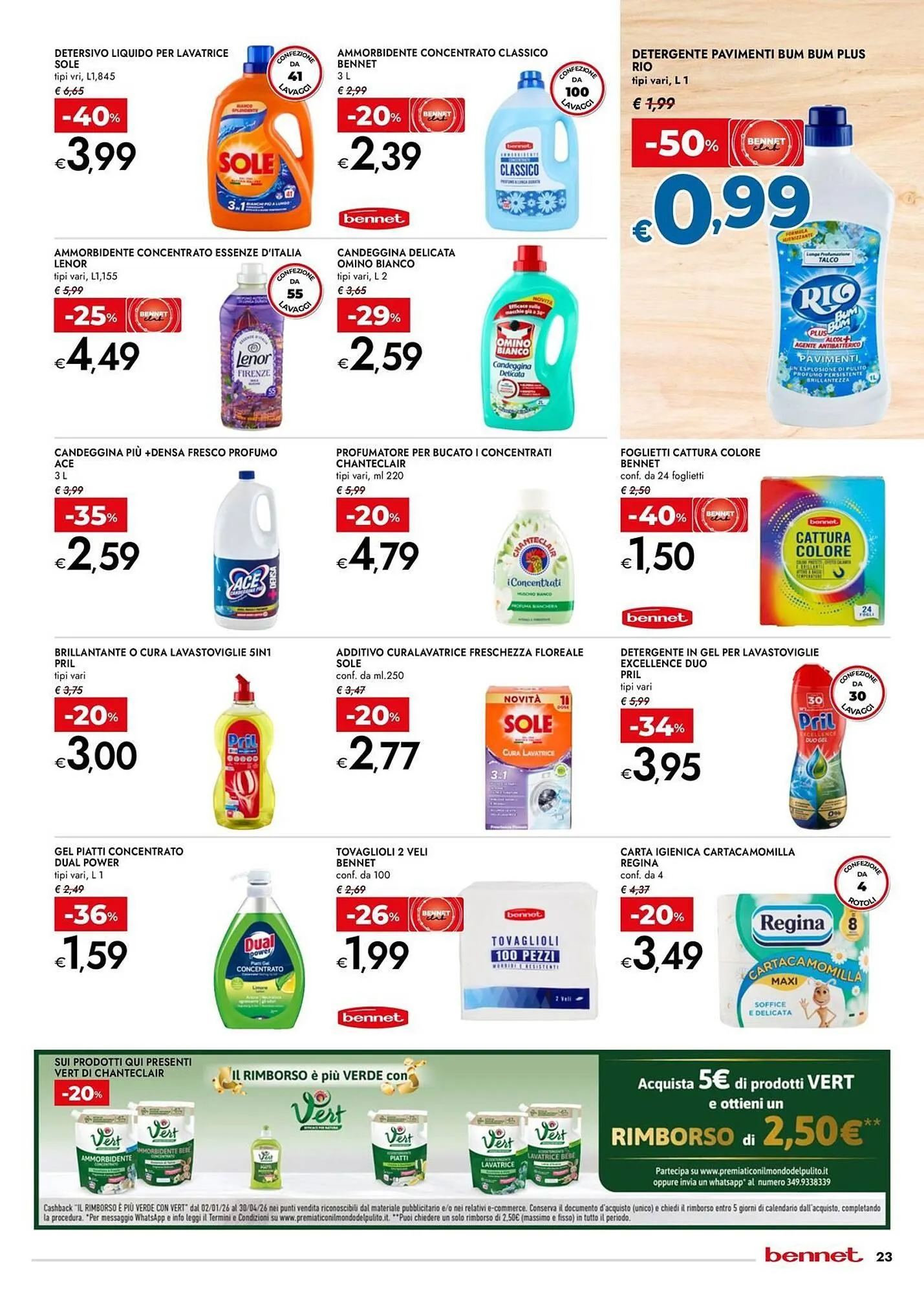 Volantino Bennet da 2 gennaio a 14 gennaio di 2026 - Pagina del volantino 23