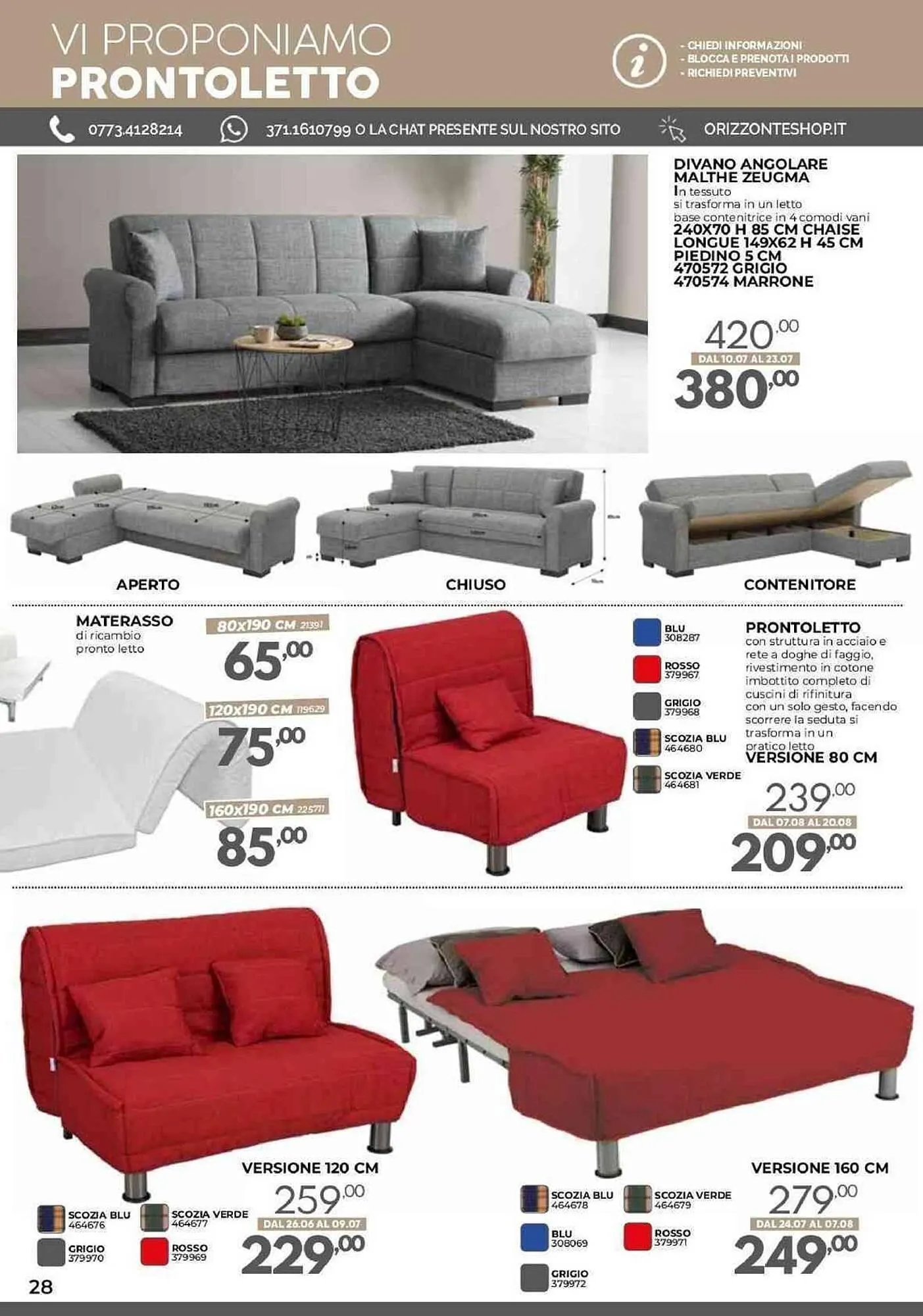 Volantino Orizzonte da 25 luglio a 31 dicembre di 2023 - Pagina del volantino 28
