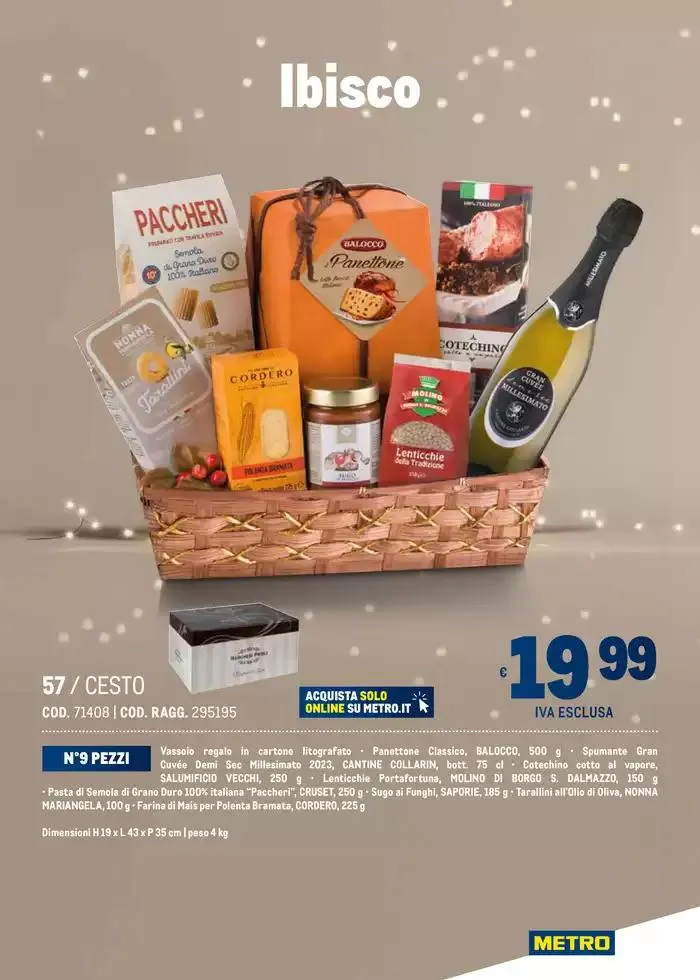 Cesti di Natale Ridotto da 4 novembre a 31 dicembre di 2024 - Pagina del volantino 45