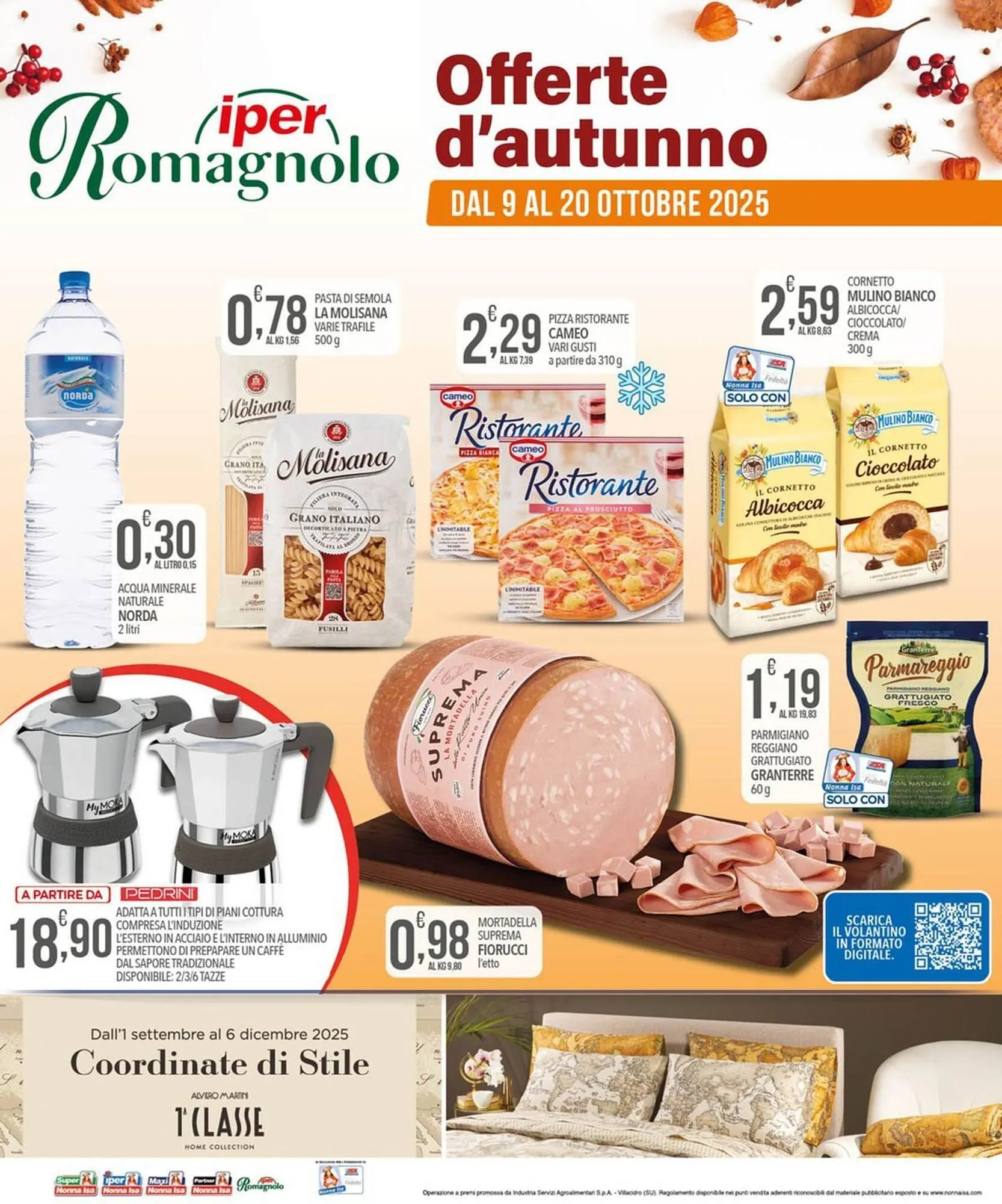 Volantino Iper Romagnolo da 9 ottobre a 20 ottobre di 2025 - Pagina del volantino 1