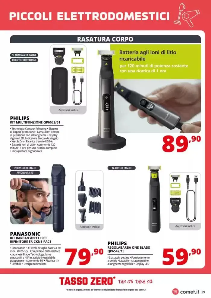 Speciale Piccoli Elettrodomestici da Comet! da 3 aprile a 16 aprile di 2025 - Pagina del volantino 29