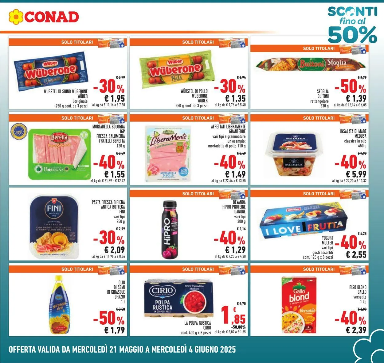 Conad - Roma Volantino attuale da 21 maggio a 4 giugno di 2025 - Pagina del volantino 3
