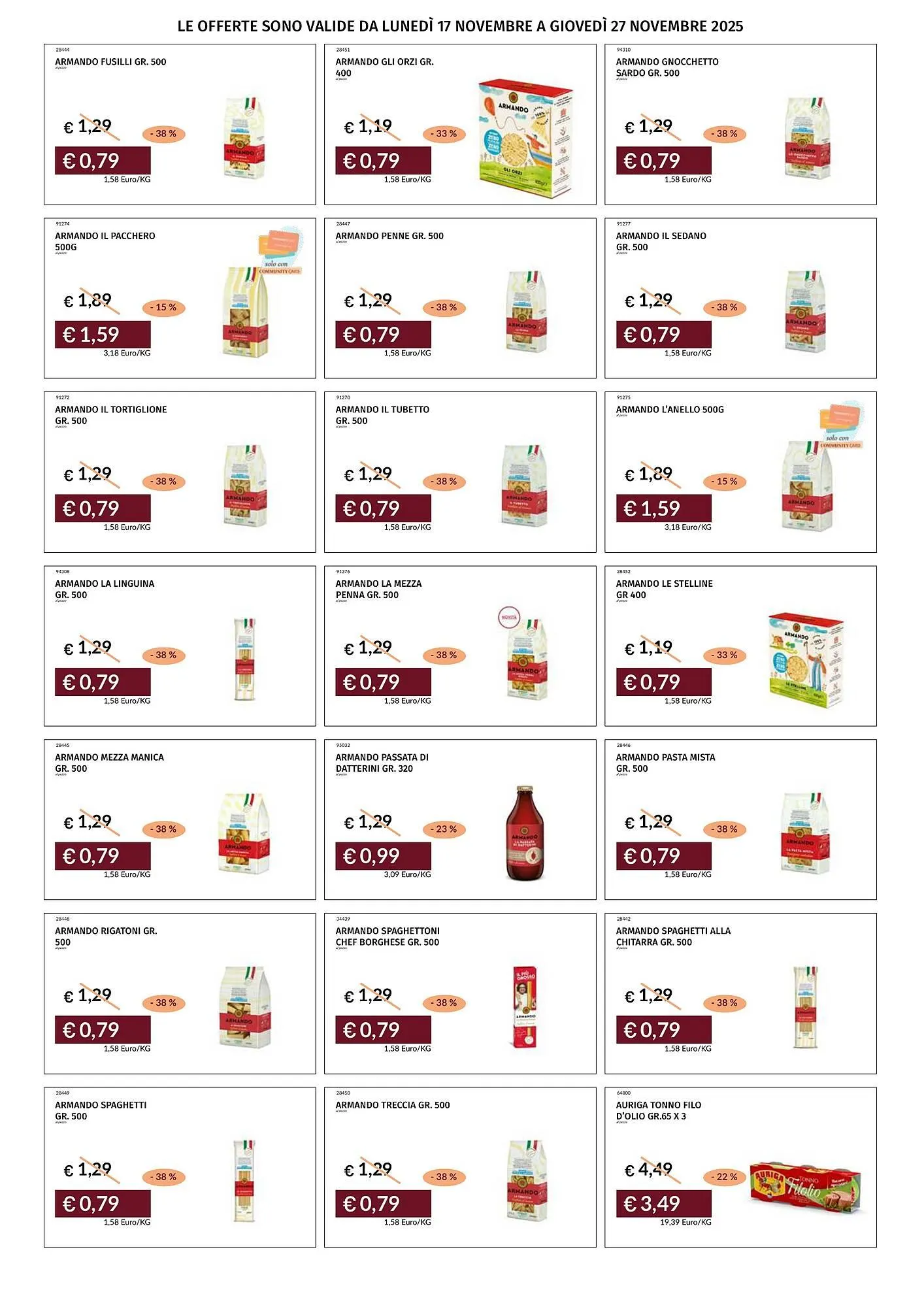 Volantino Prezzemolo e Vitale da 17 novembre a 27 novembre di 2025 - Pagina del volantino 20