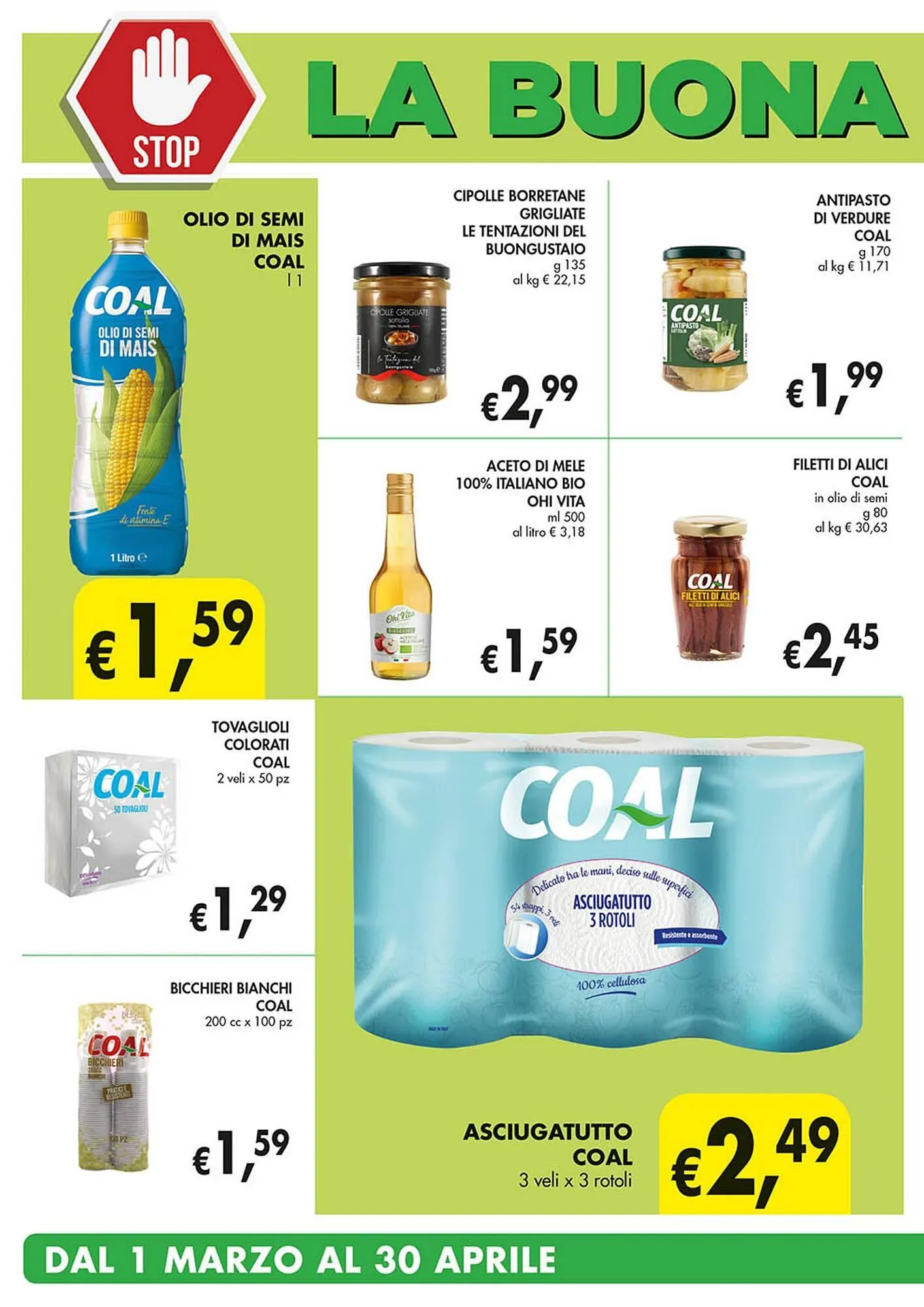 Volantino Coal Supermercato Coal da 1 marzo a 30 aprile di 2025 - Pagina del volantino 6