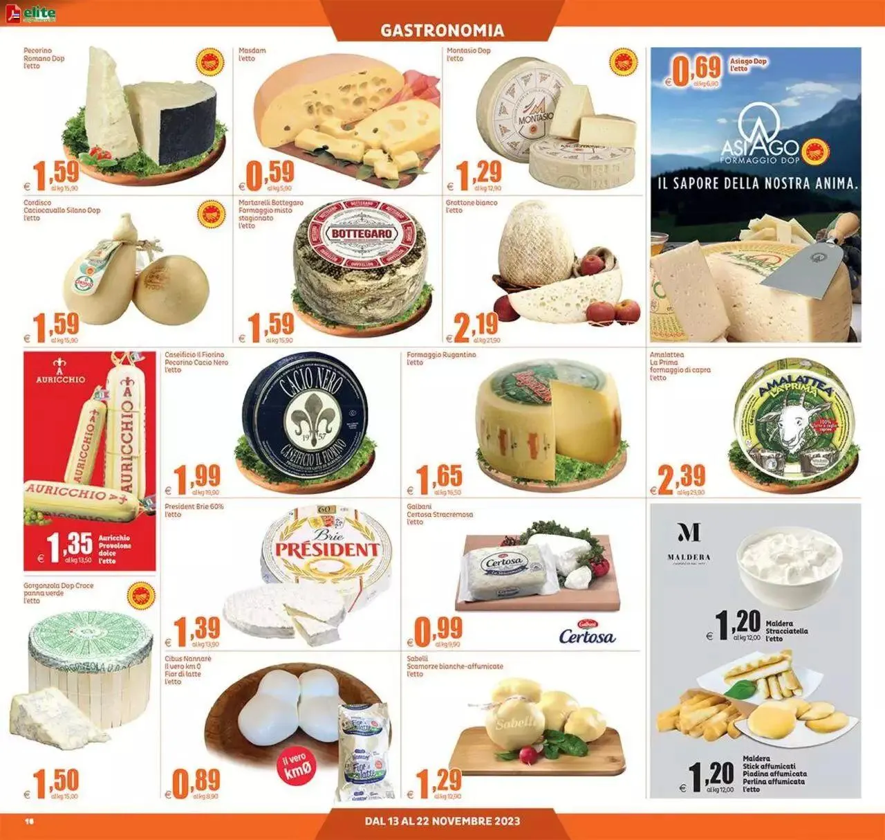 Volantino Elite Supermercati da 13 novembre a 22 novembre di 2023 - Pagina del volantino 16