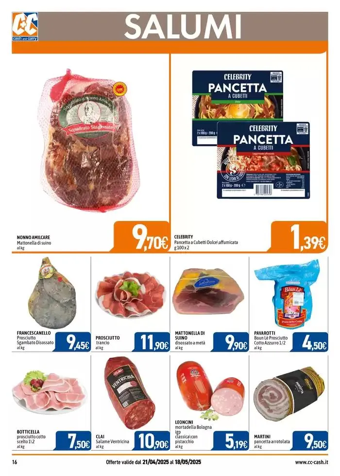 AFFARI SPECIALI da 21 aprile a 18 maggio di 2025 - Pagina del volantino 16